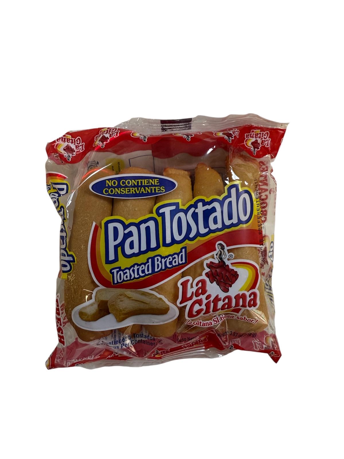 Tostadas La Gitana 110gr 1 pan tostado