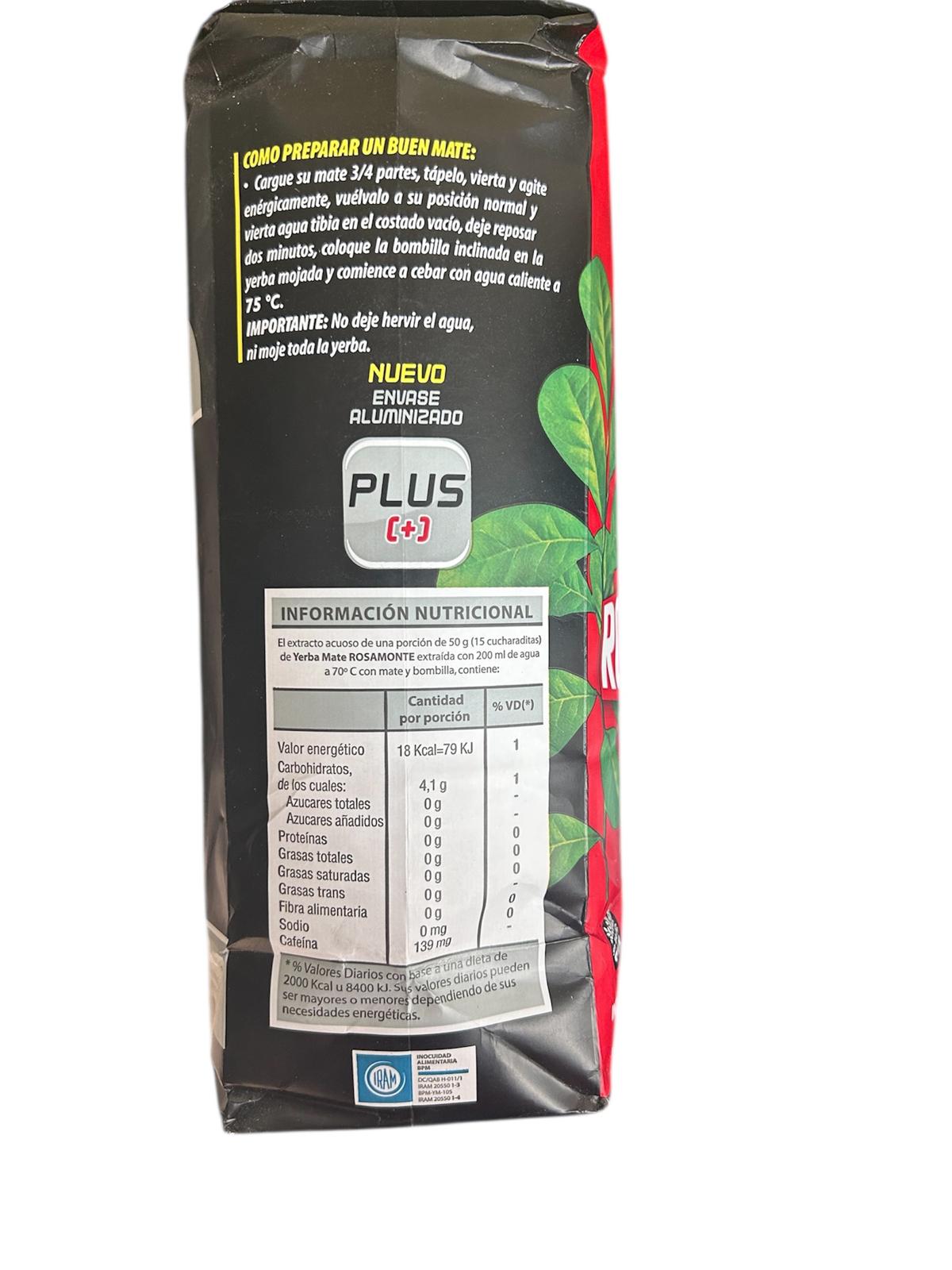 Yerba Mate Rosamonte 1kg 4 Yerba Mate Rosamonte 1kg - Imagen 2