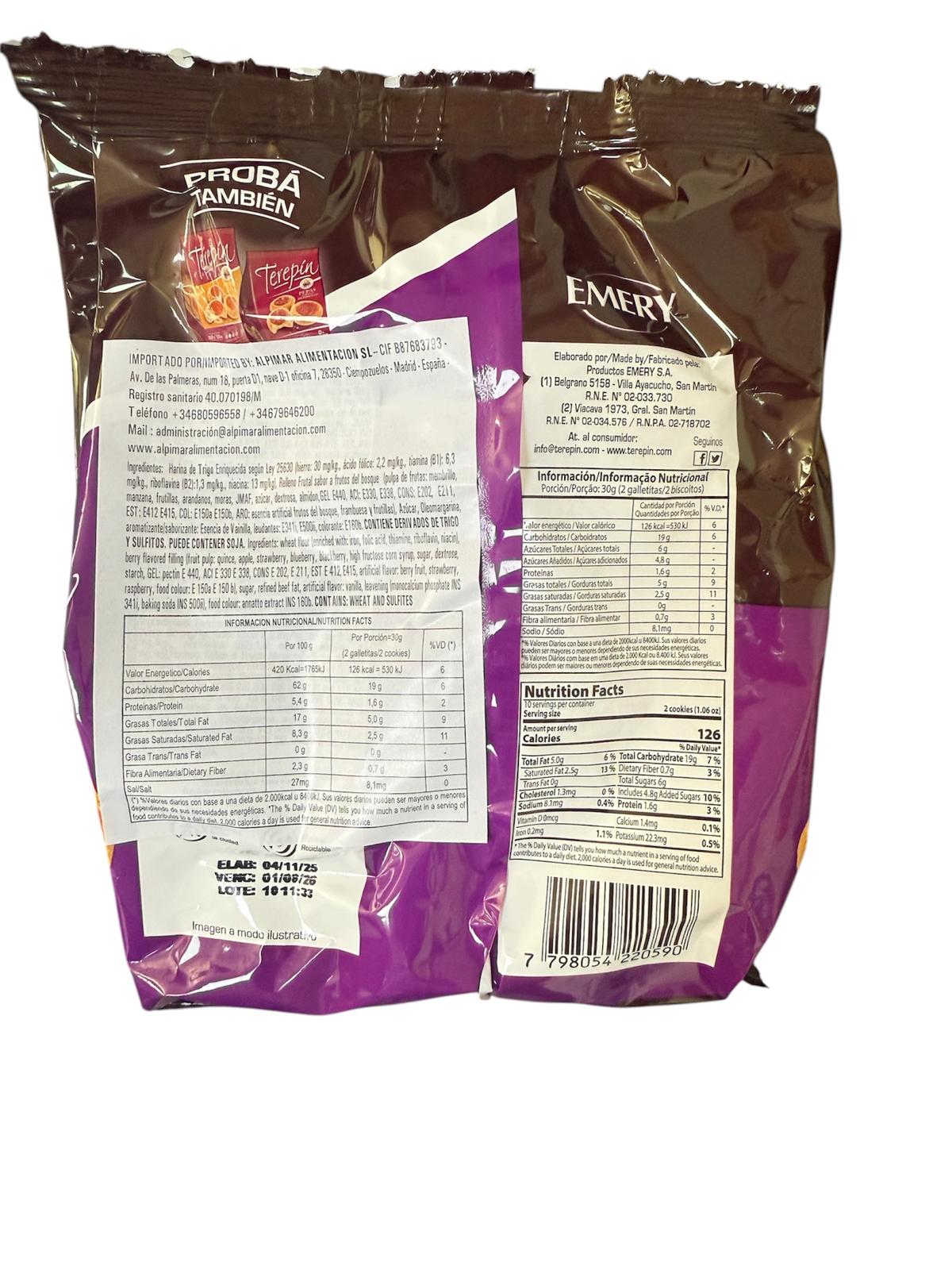 Pepas Terepin frutos del bosque 300g 4 Pepas Terepin frutos del bosque 300g - Imagen 2
