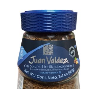 Café soluble Juan Valdez Avellana 95gr -col