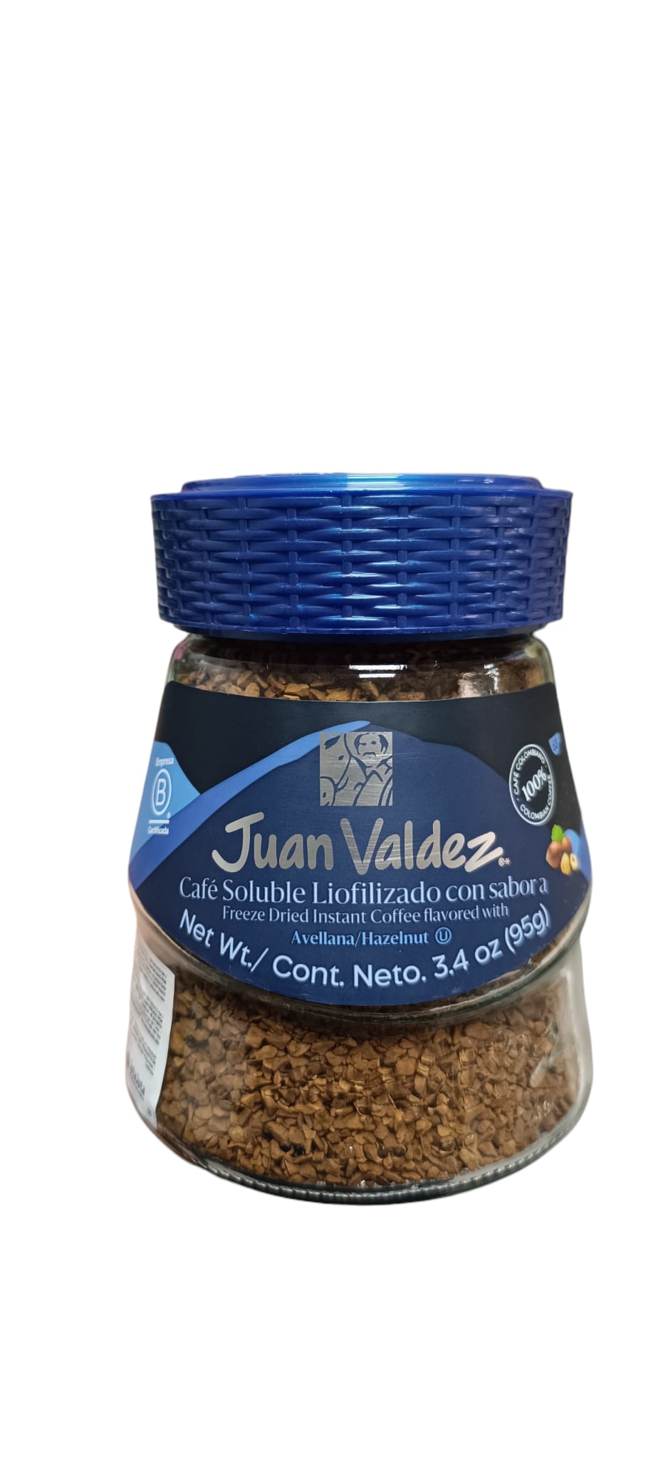 Café soluble Juan Valdez Avellana 95gr -col 3 Café soluble Juan Valdez Avellana 95gr -col