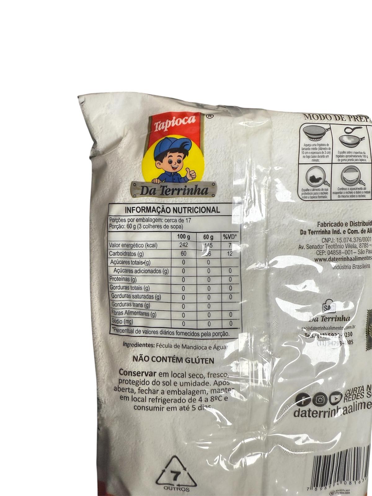 TAPIOCA Hidr DaTerrinha (GOMA) 1kg 3 TAPIOCA Hidr DaTerrinha (GOMA) 1kg - Imagen 2