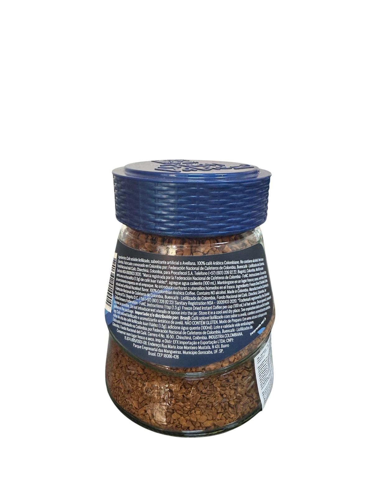 Café soluble Juan Valdez Avellana 95gr -col 4 Café soluble Juan Valdez Avellana 95gr -col - Imagen 2