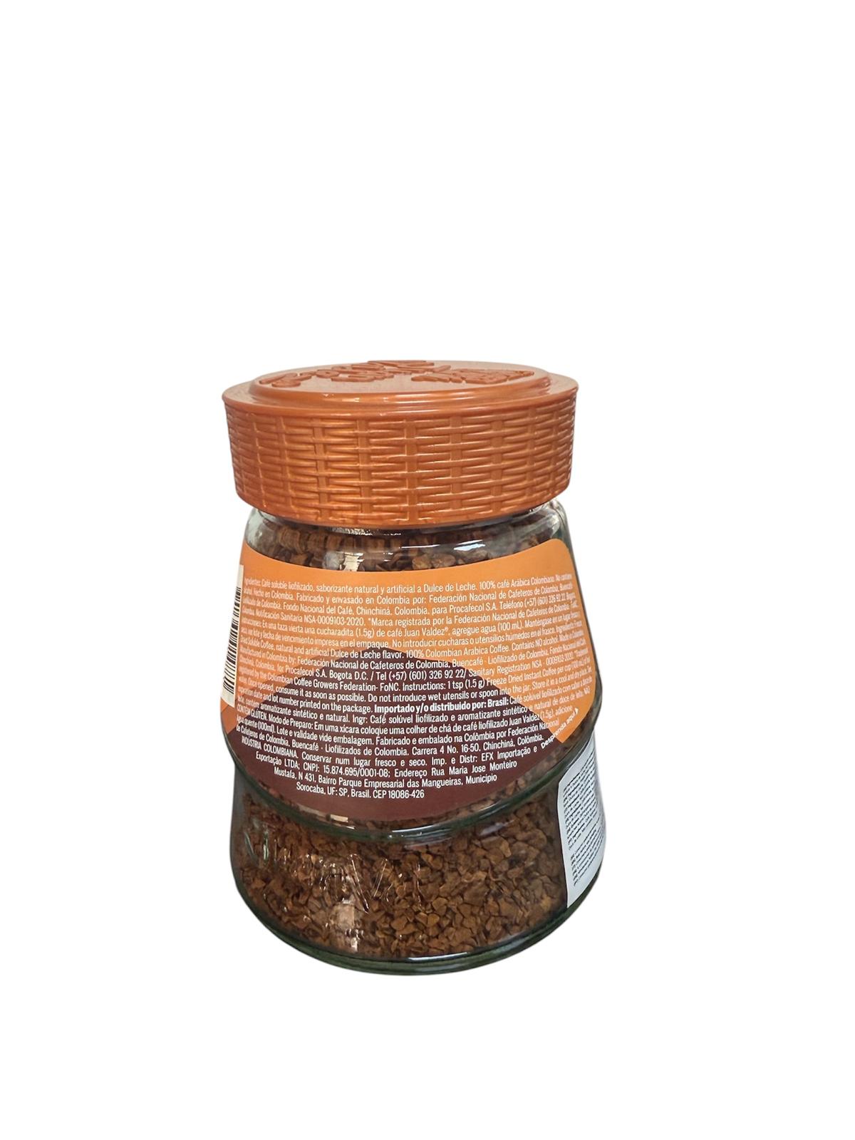 Cafe soluble Juan Valdez Dulce d Leche 95gr -col 4 Cafe soluble Juan Valdez Dulce d Leche 95gr -col - Imagen 2