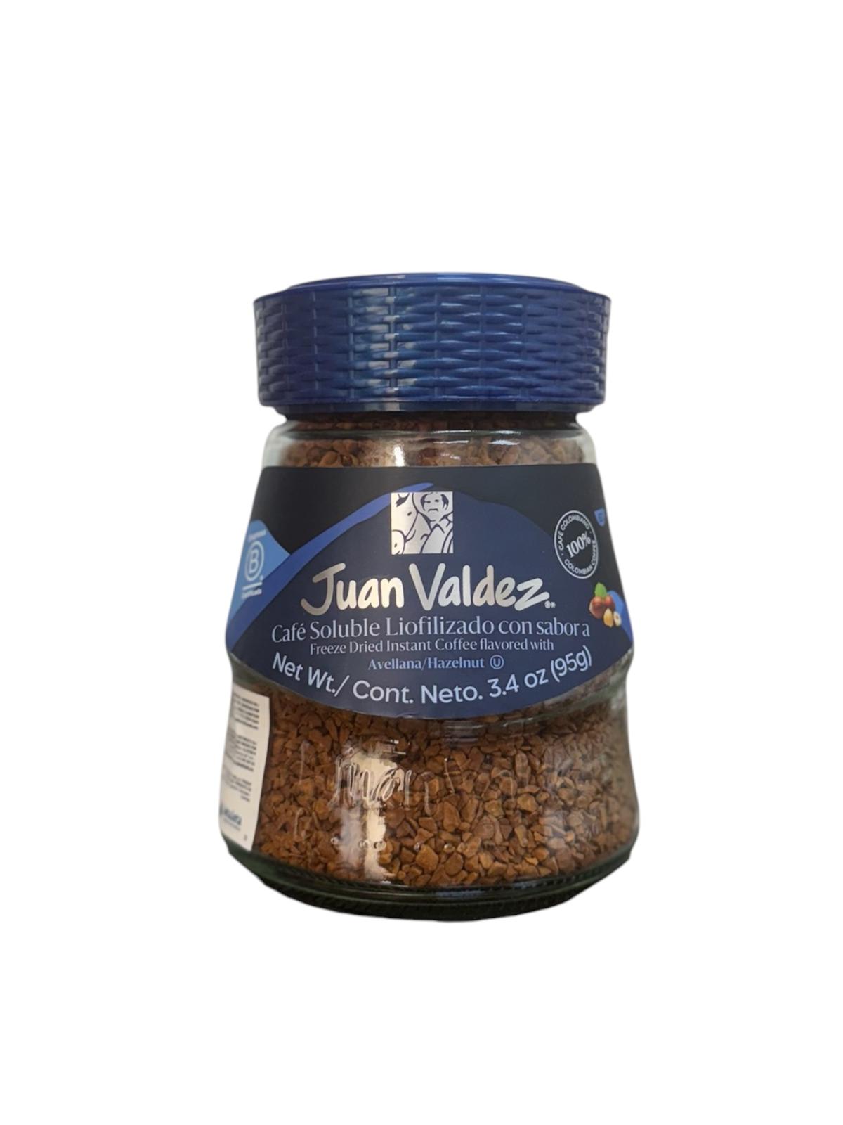 Café soluble Juan Valdez Avellana 95gr -col 1 juanvaldezva
