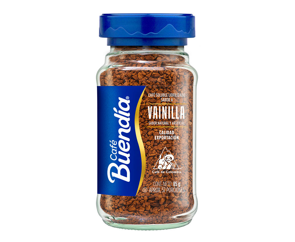 Café Buendia VAINILLA inst tarro 85gr -colombia 3 Café Buendia VAINILLA inst tarro 85gr -colombia